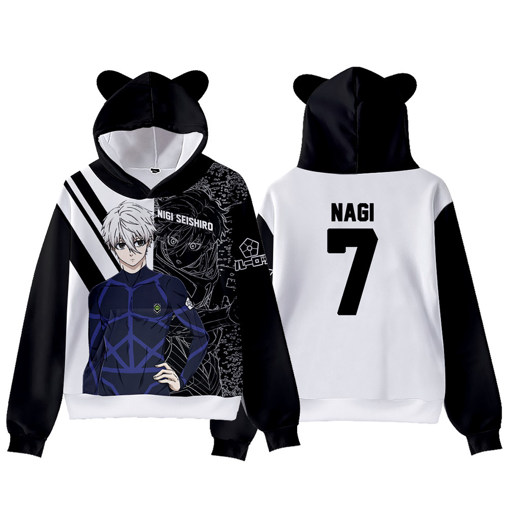 Anime Merchandise Hoodie - 3D New Anime BLUE LOCK Merchandise