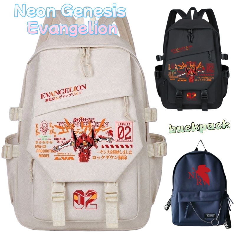 Neon Genesis Evangelion Backpa - Anime Merchandise Bag ulasan dan harga