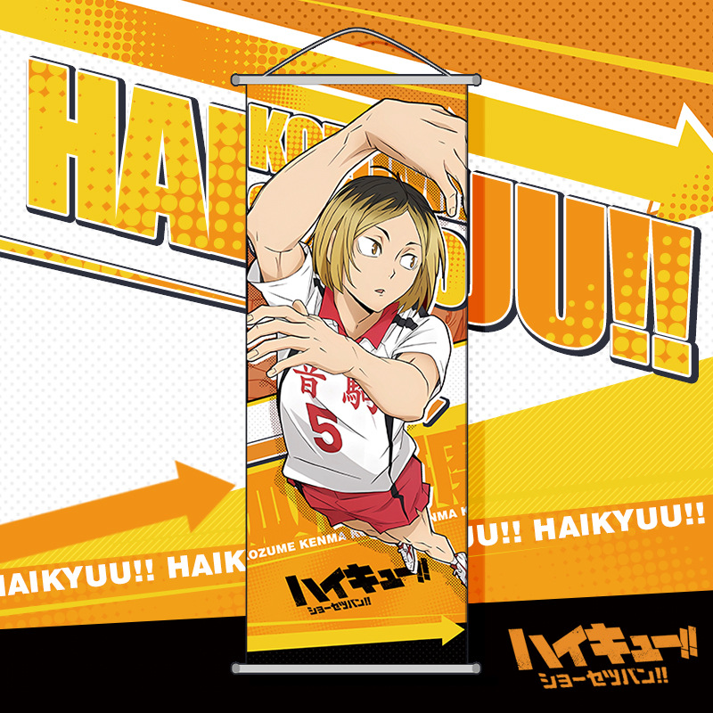 Haikyuu!! Wall Scroll Cartoon  - Anime Merchandise Haikyuu ulasan dan harga