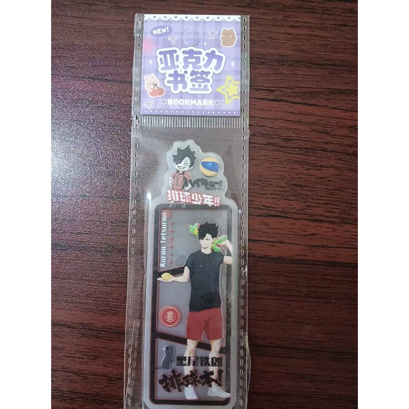 Haikyuu!! Bookmark Transparent - Anime Merchandise Haikyuu ulasan dan harga
