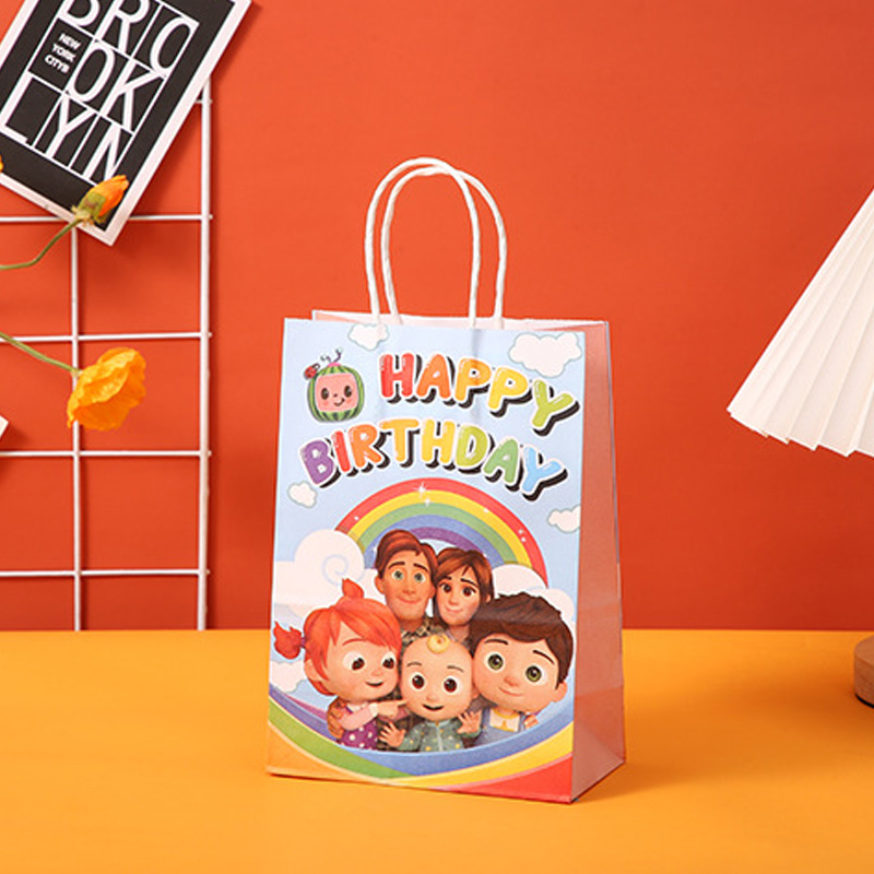 Cocomelons Party Gift Bag Set  - Anime Merchandise Bag ulasan dan harga