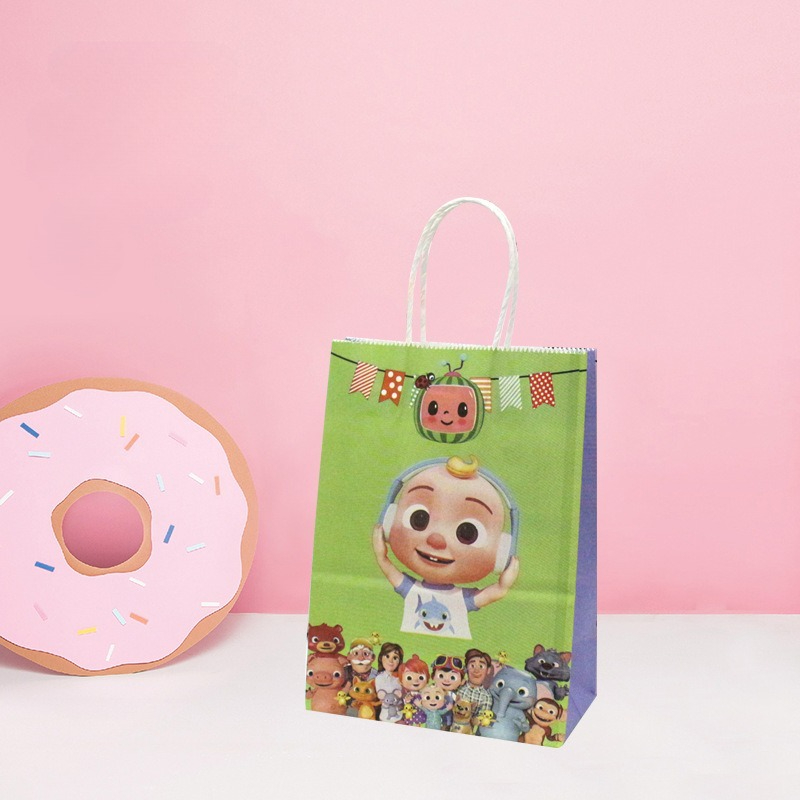 Cocomelons Party Gift Bag Set  - Anime Merchandise Bag ulasan dan harga
