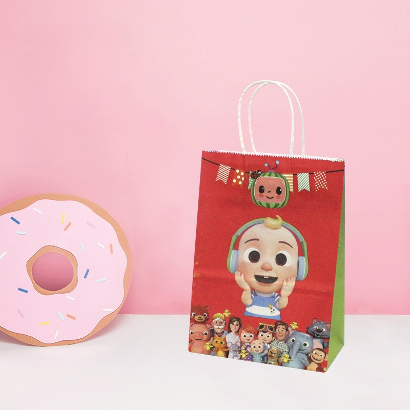 Cocomelons Party Gift Bag Set  - Anime Merchandise Bag ulasan dan harga