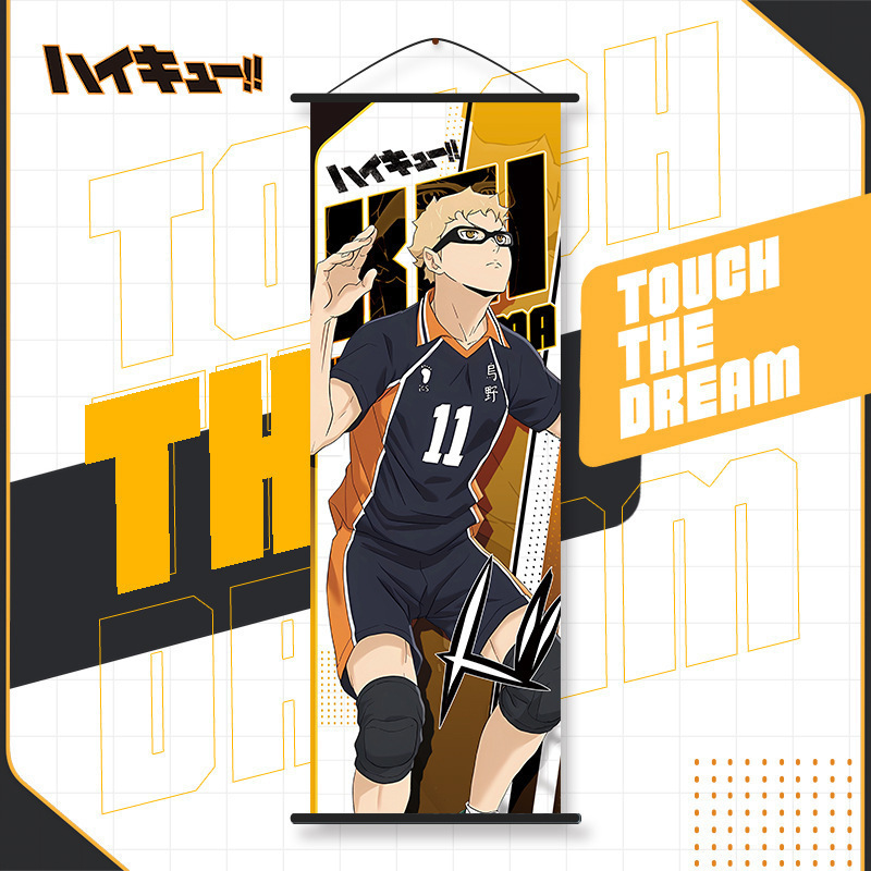 Haikyuu!! Wall Scroll Long Pos - Anime Merchandise Haikyuu ulasan dan harga