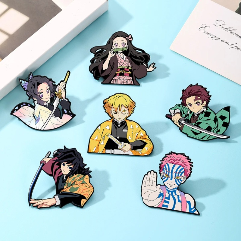 6pcs Demon Slayer Kimetsu No Y - Anime Merchandise Bag ulasan dan harga