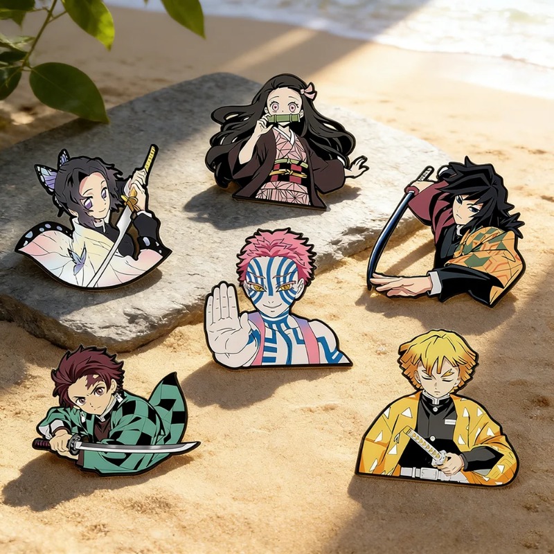 6pcs Demon Slayer Kimetsu No Y - Anime Merchandise Bag ulasan dan harga
