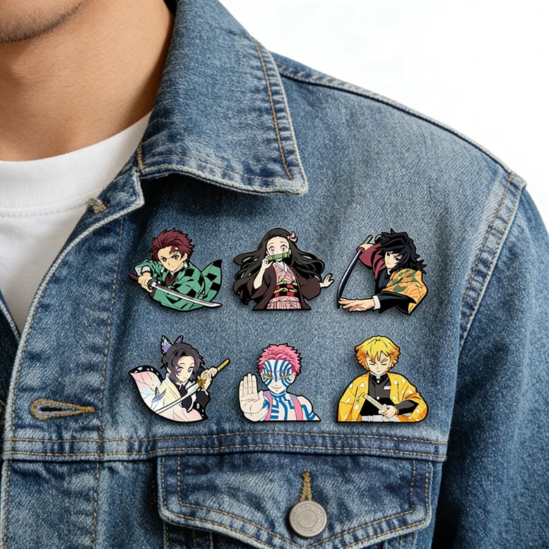 6pcs Demon Slayer Kimetsu No Y - Anime Merchandise Bag ulasan dan harga
