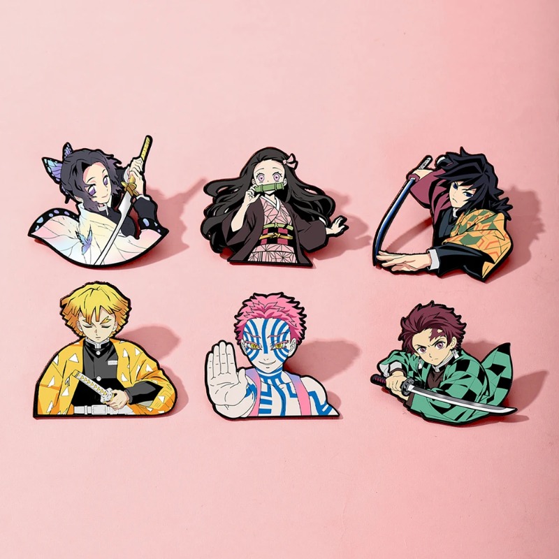6pcs Demon Slayer Kimetsu No Y - Anime Merchandise Bag ulasan dan harga