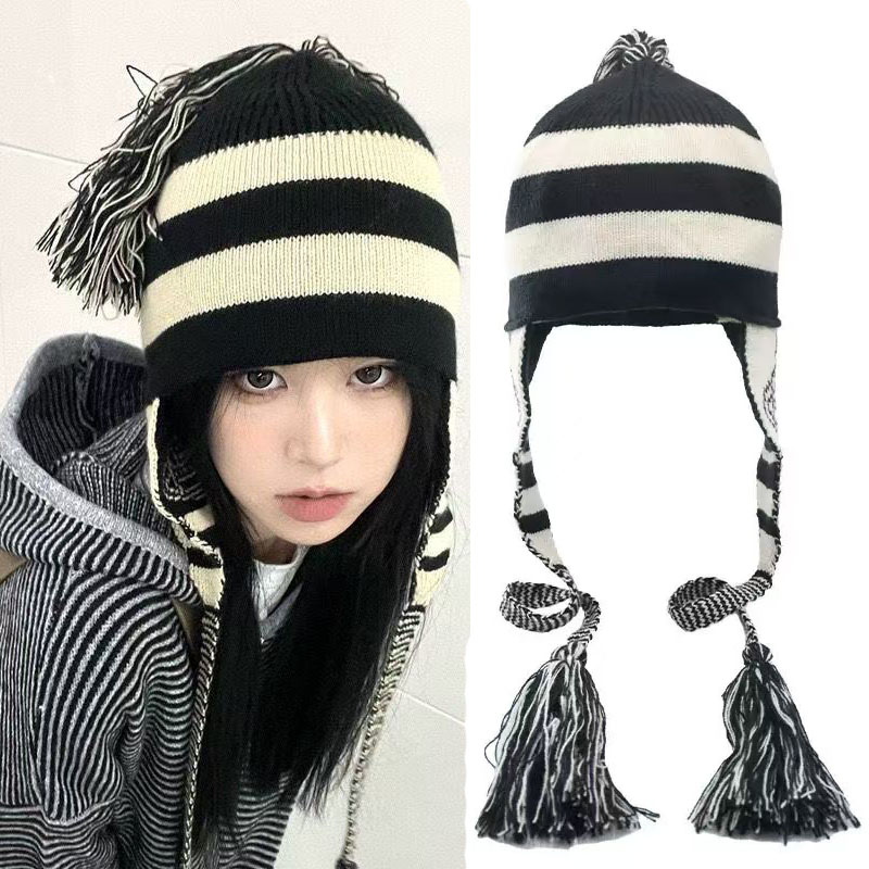 Anime NANA Hat Stripe Tassel E - Nana Anime Merchandise ulasan dan harga