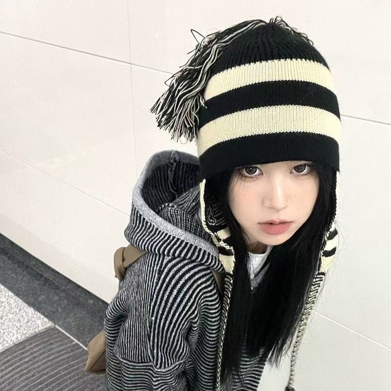 Anime NANA Hat Stripe Tassel E - Nana Anime Merchandise ulasan dan harga