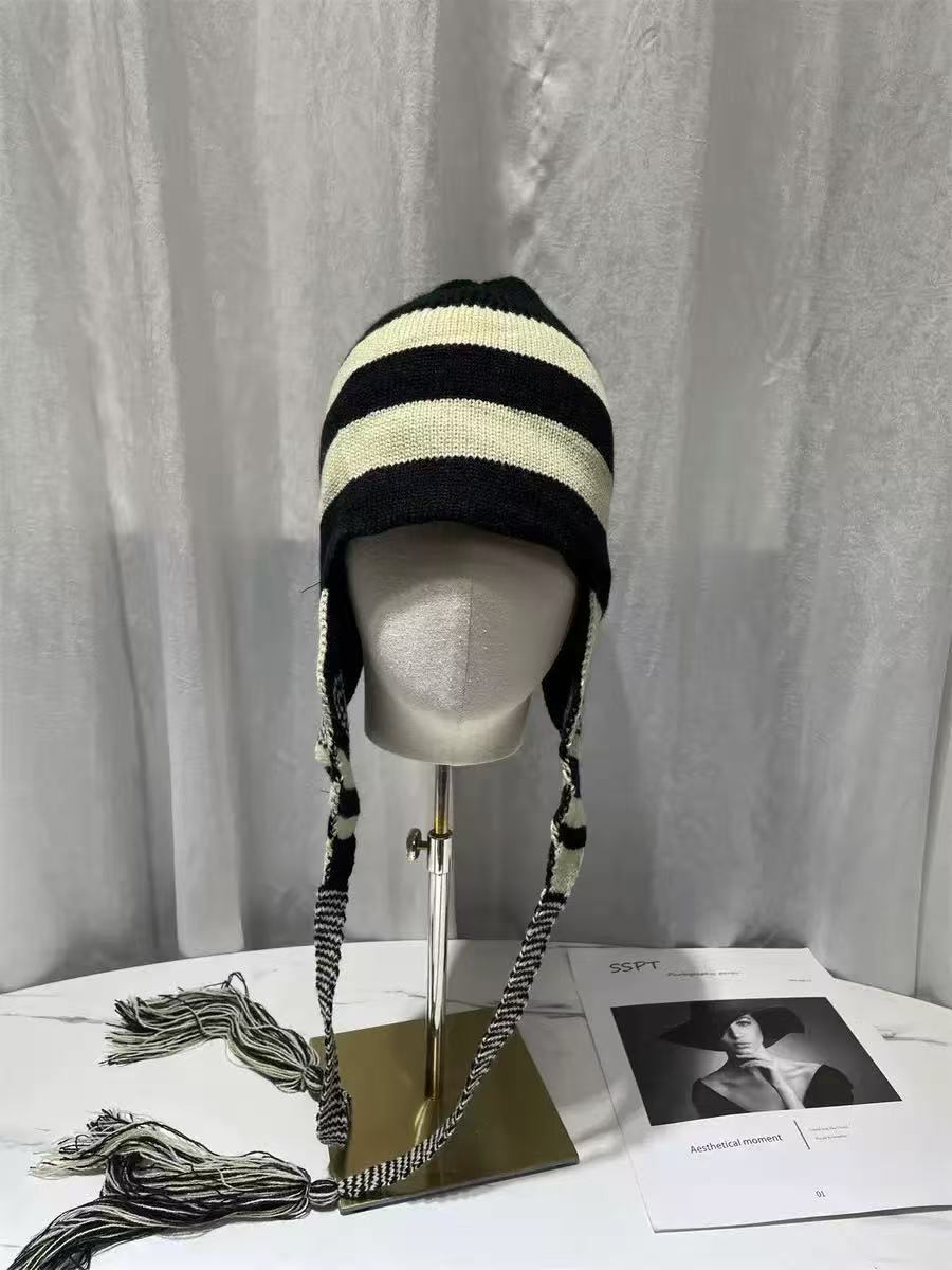 Anime NANA Hat Stripe Tassel E - Nana Anime Merchandise ulasan dan harga