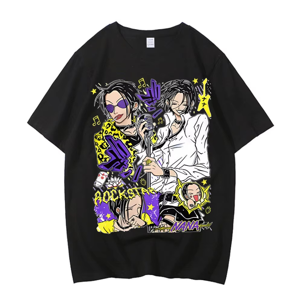 NANA Anime Graphic T-shirt Vin - Nana Anime Merchandise ulasan dan harga