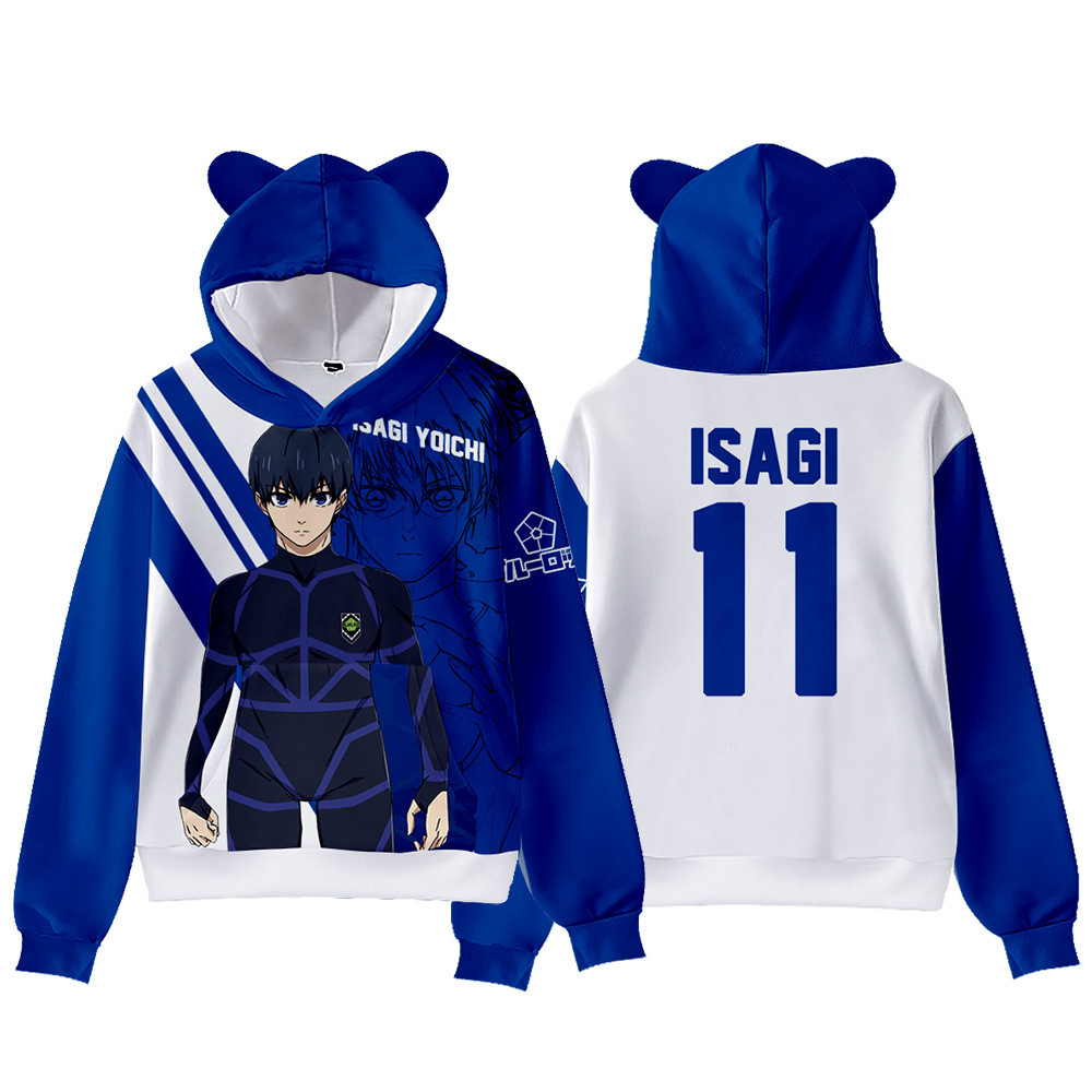 3D New Anime BLUE LOCK Merchan - Anime Merchandise Hoodie ulasan dan harga
