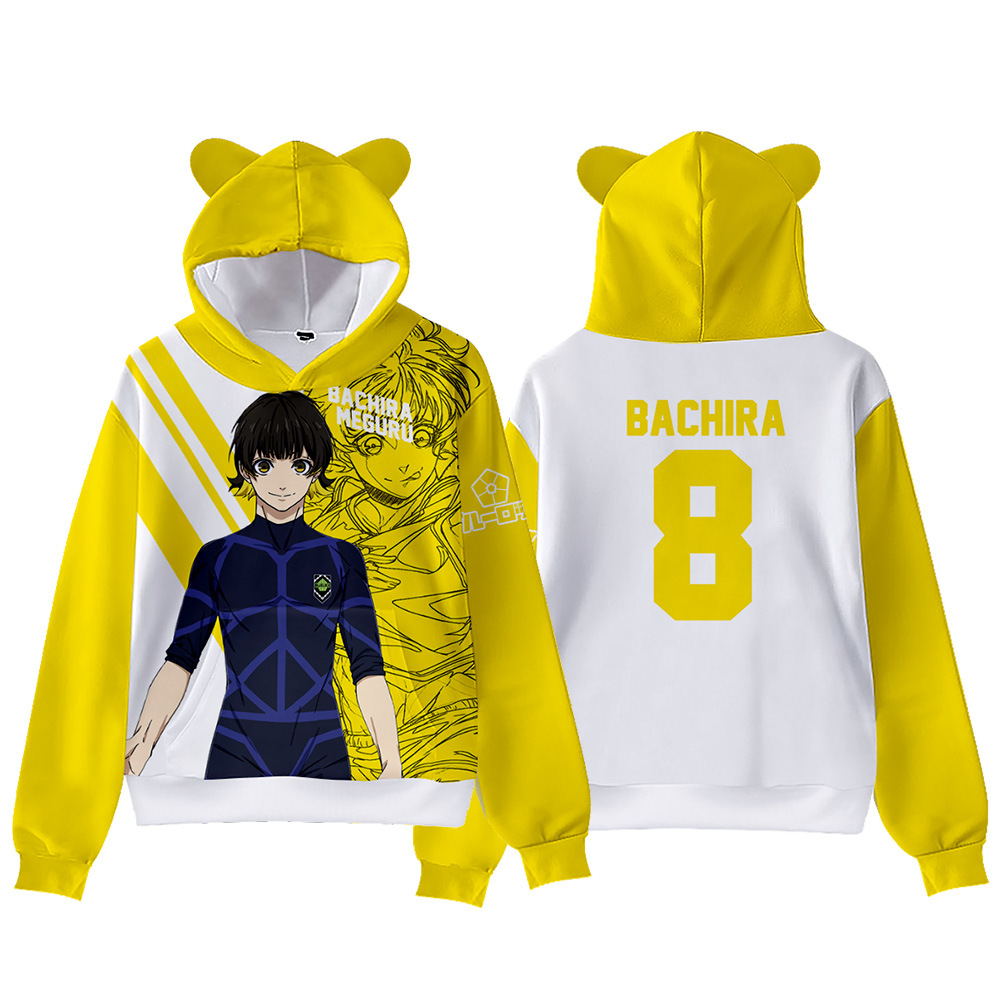 3D New Anime BLUE LOCK Merchan - Anime Merchandise Hoodie ulasan dan harga