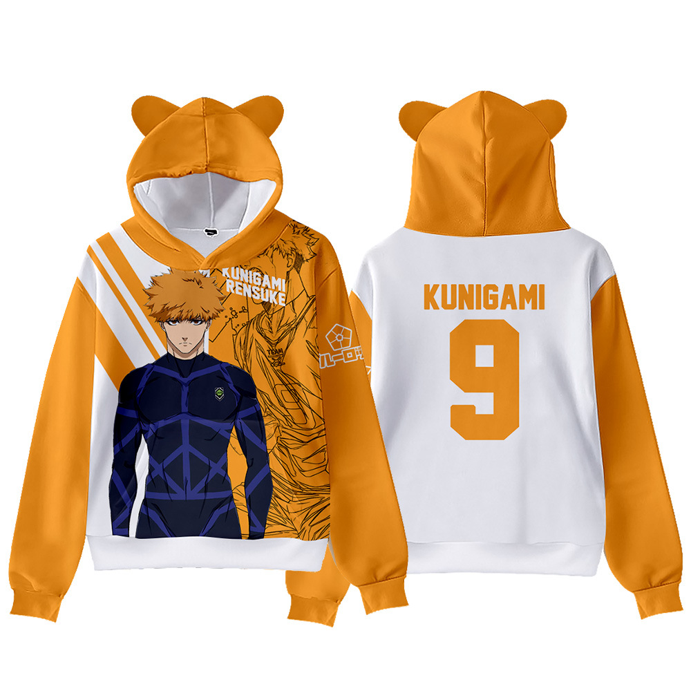 3D New Anime BLUE LOCK Merchan - Anime Merchandise Hoodie ulasan dan harga